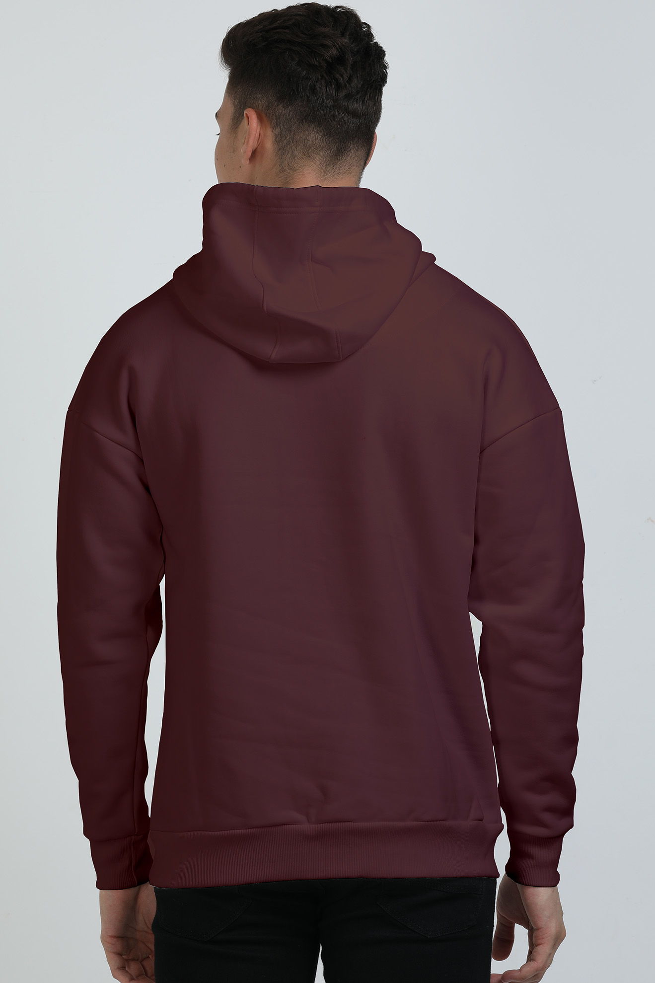 Women's Naughty Elf Hoodie Maroon by ZealforTee