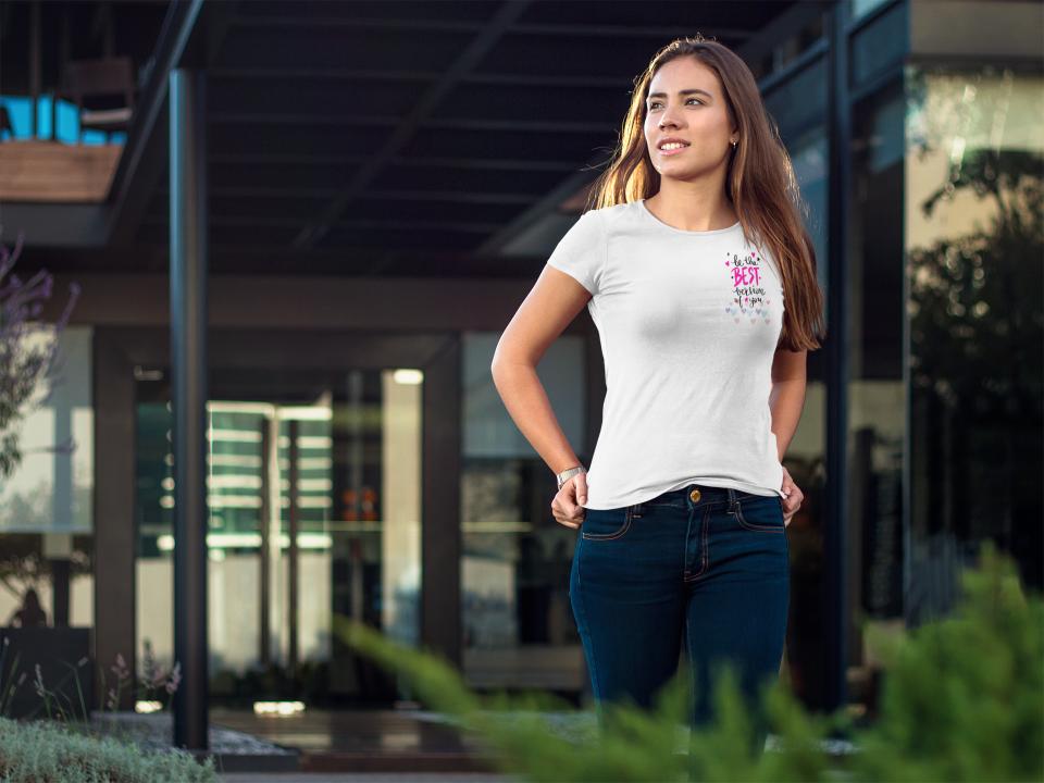 Women's Best Version of You T-shirt White by ZealforTee