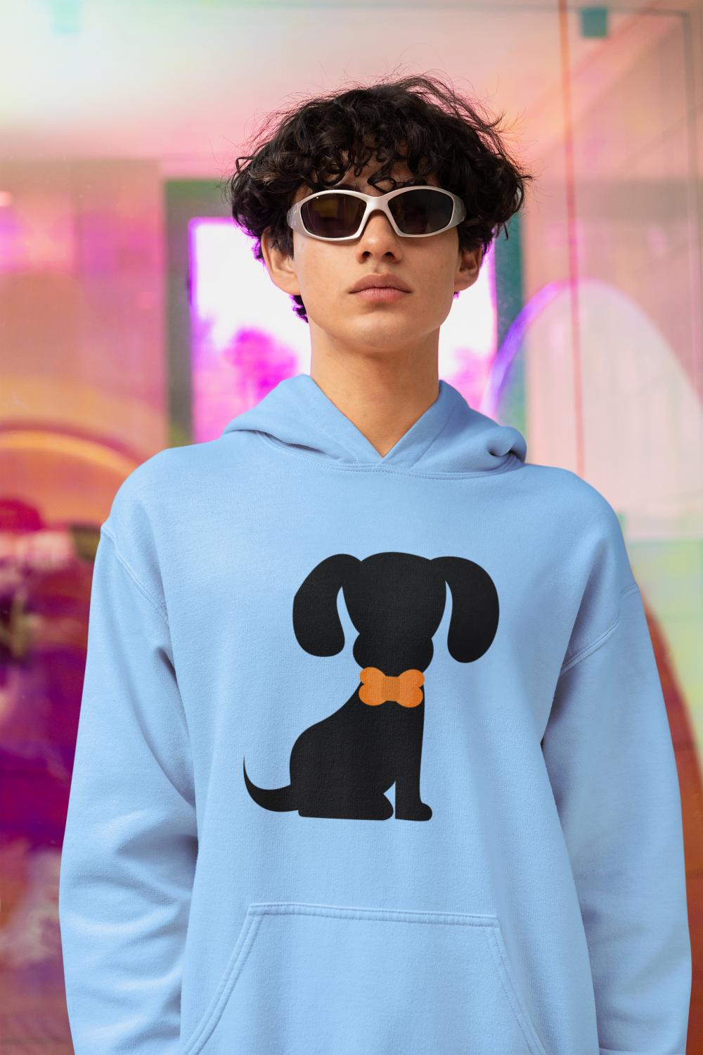 Men's Fidos Hoodie Sweatshirt Baby Blue by ZealforTee