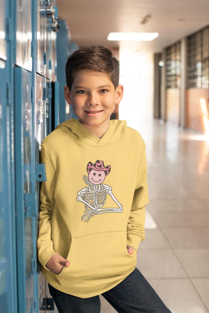 Boy's Body Frame Hoodie Sweatshirt Yellow by ZealforTee