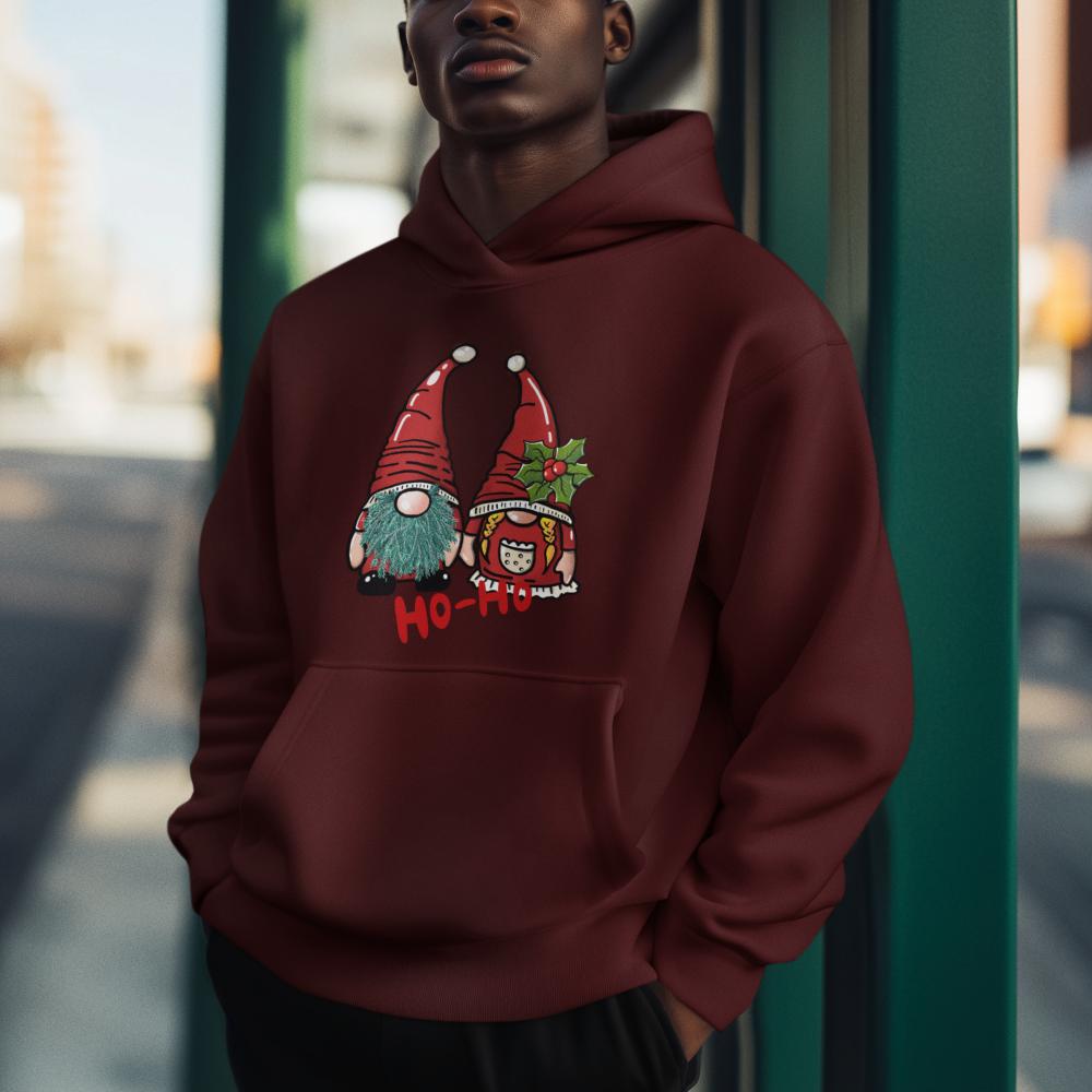 Men's Christmas Genome Hoodie Sweatshirt White by ZealforTee