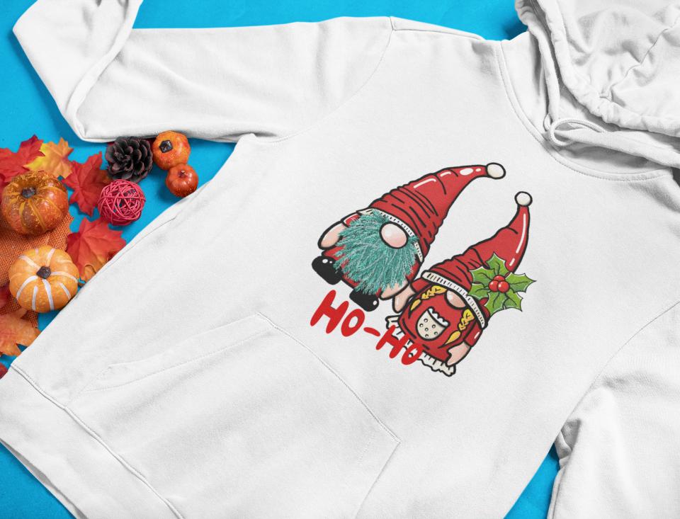 Men's Christmas Genome Hoodie Sweatshirt White by ZealforTee