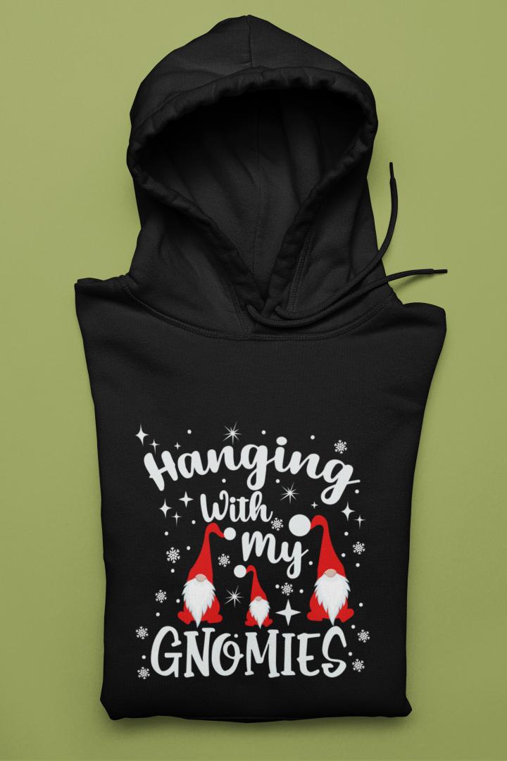 Women's Genome Christmas Hoodies Black by ZealforTee