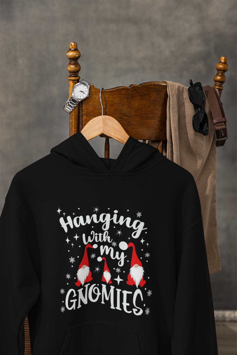 Women's Genome Christmas Hoodies Black by ZealforTee