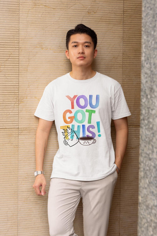 Men's You Got This T-shirt White by ZealforTee