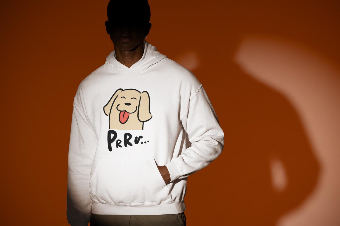 Men's Purr Hoodie Sweatshirt Baby Blue by ZealforTee