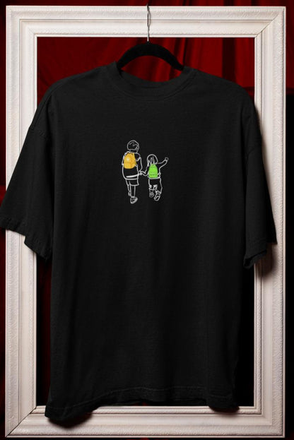 Women Siblings Oversized T shirt M by ZealforTee