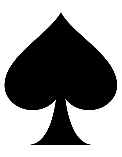 Women's Spade T-shirt White by ZealforTee