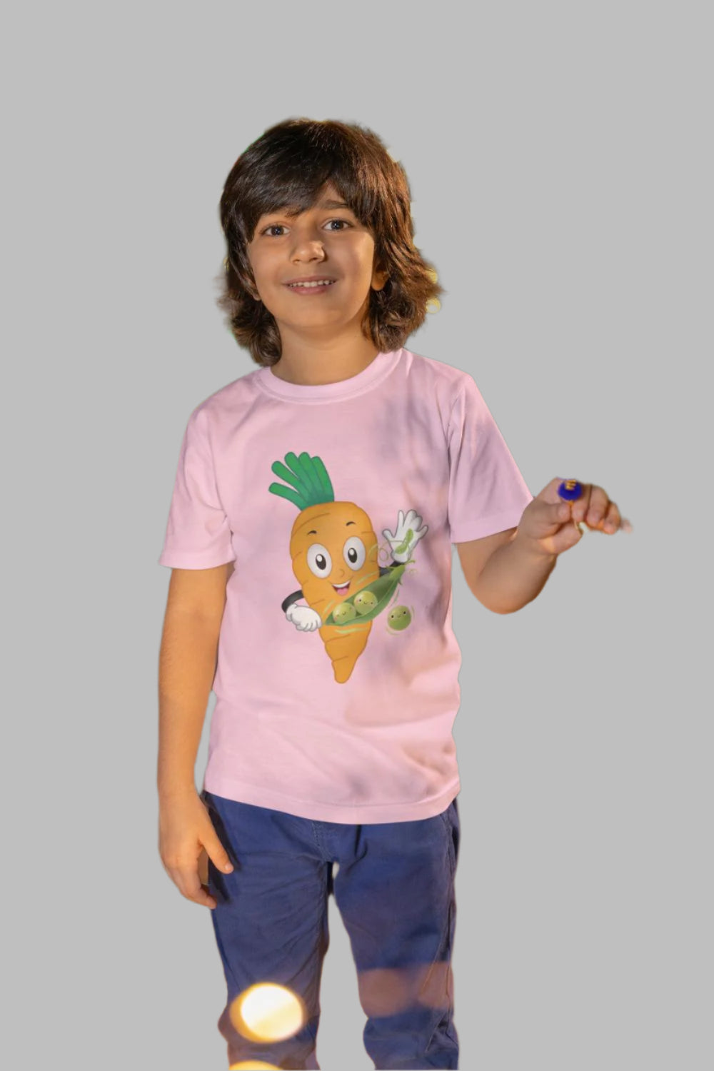 Kid's Carrot Unisex T-shirt Black by ZealforTee