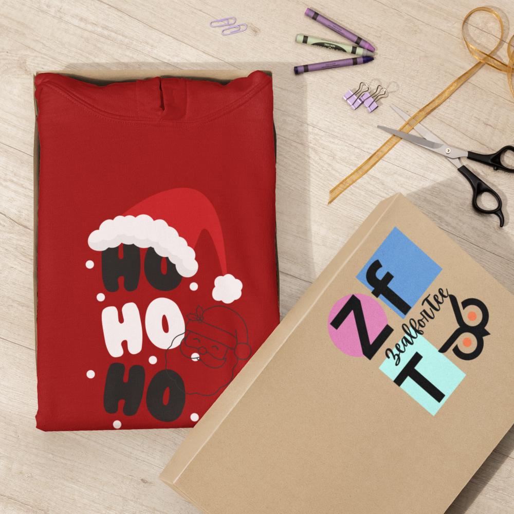 Christmas Santa Hoodie 5Yrs by ZealforTee