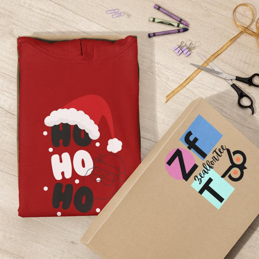 Christmas Santa Hoodie 5Yrs by ZealforTee