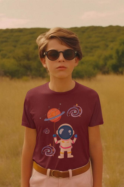 Kid's Astronaut Unisex T-shirt Royal Blue by ZealforTee