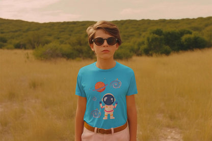 Kid's Astronaut Unisex T-shirt Maroon by ZealforTee