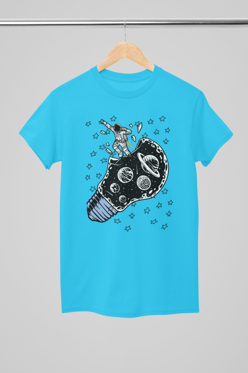 Kid's Unisex Astronaut T-shirt Light Pink by ZealforTee