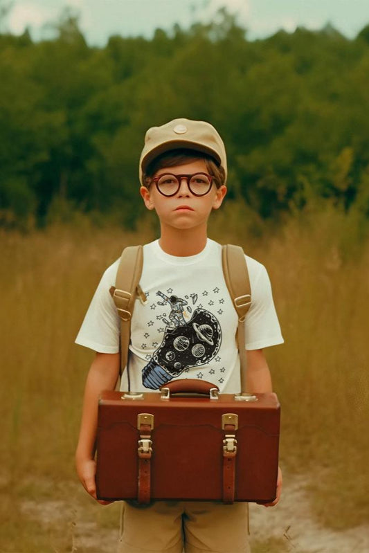 Kid's Unisex Astronaut T-shirt White by ZealforTee