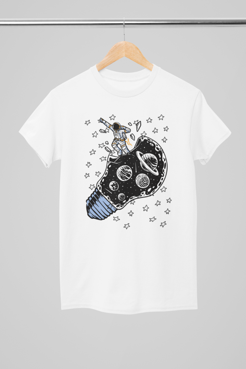 Kid's Unisex Astronaut T-shirt White by ZealforTee