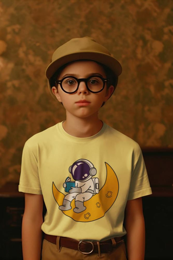 Kid's Cosmonaut Unisex T-shirt Liril Green by ZealforTee