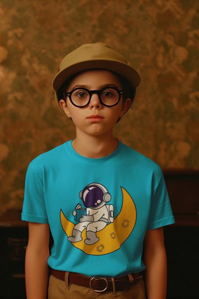 Kid's Cosmonaut Unisex T-shirt Butter Yellow by ZealforTee