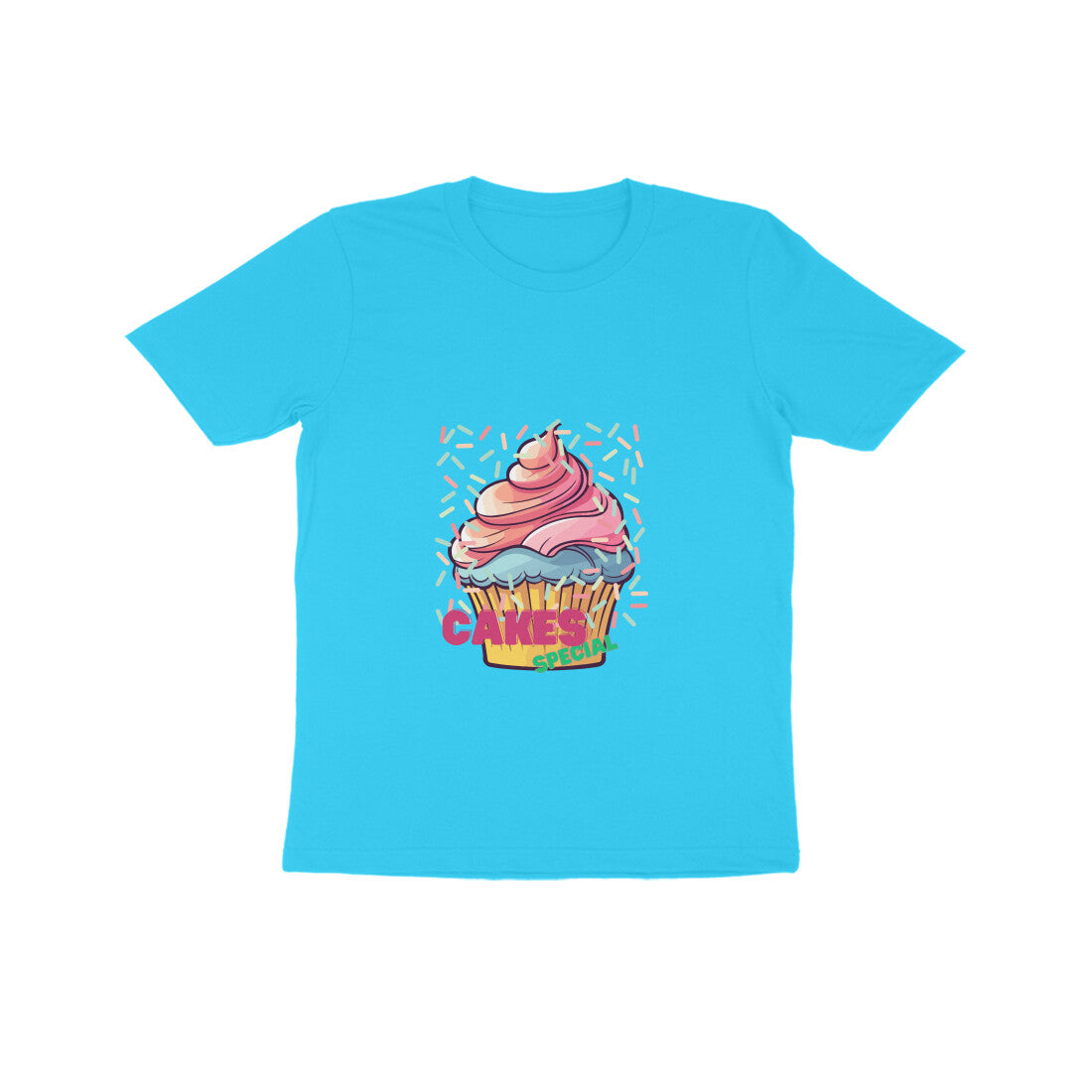 Kids Cakes and Special Unisex T-shirt Sky Blue by ZealforTee