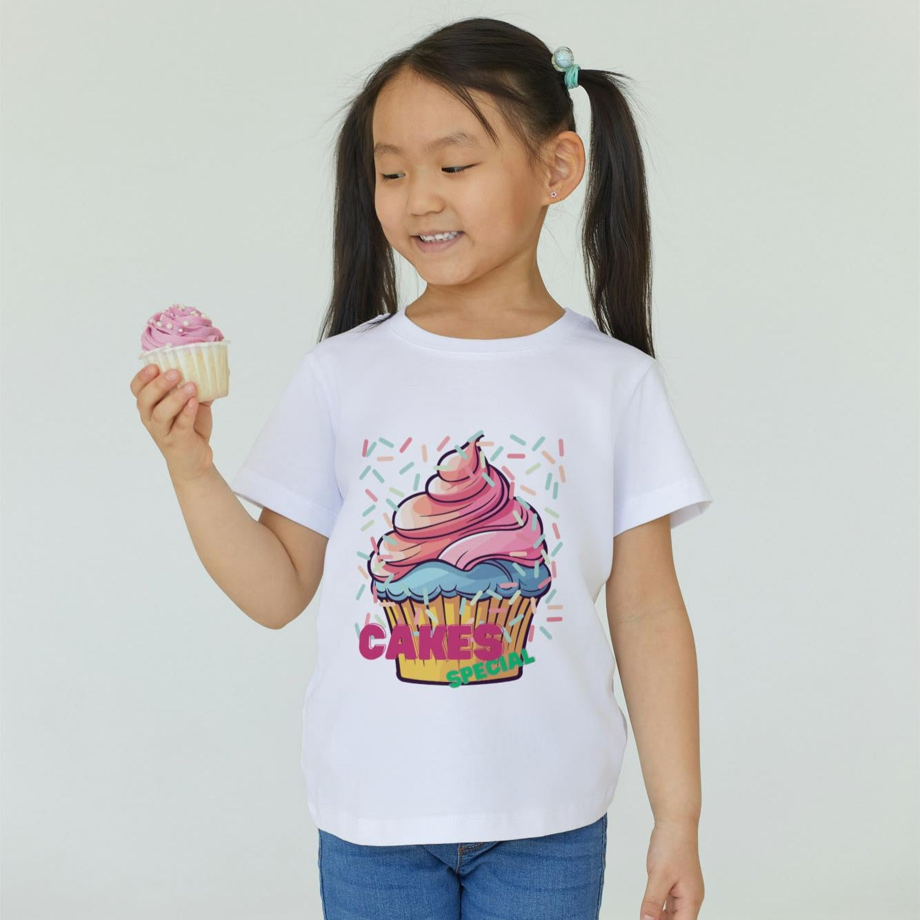 Kids Cakes and Special Unisex T-shirt Sky Blue by ZealforTee