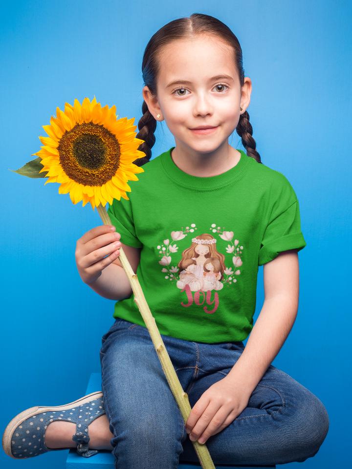 Kid's Mama Joy Unisex T-shirt Flag Green by ZealforTee