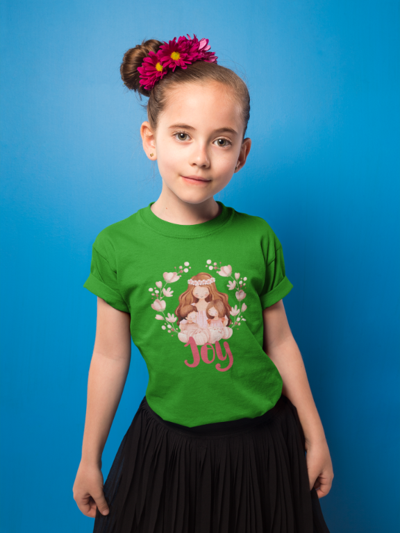 Kid's Mama Joy Unisex T-shirt Flag Green by ZealforTee