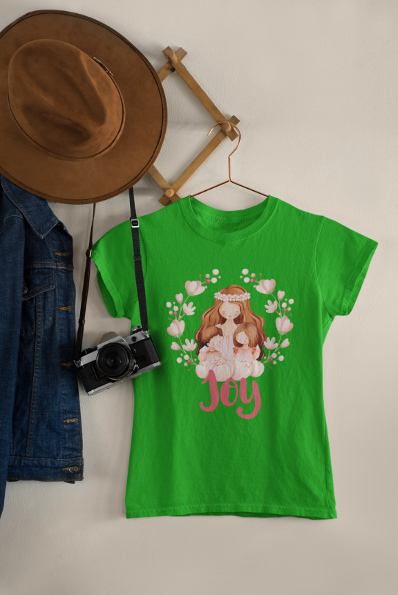 Kid's Mama Joy Unisex T-shirt Flag Green by ZealforTee