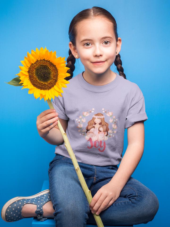 Kid's Mama Joy Unisex T-shirt White by ZealforTee