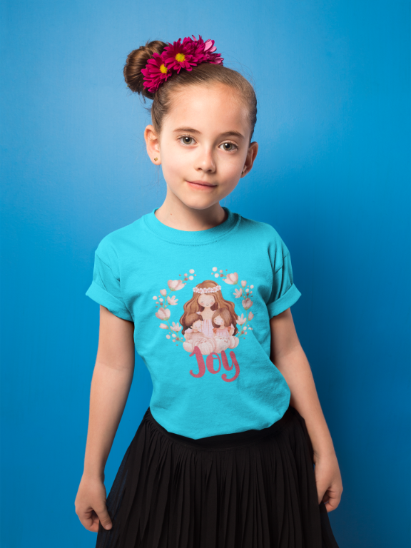 Kid's Mama Joy Unisex T-shirt Lavender by ZealforTee