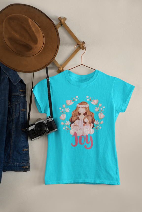 Kid's Mama Joy Unisex T-shirt Lavender by ZealforTee