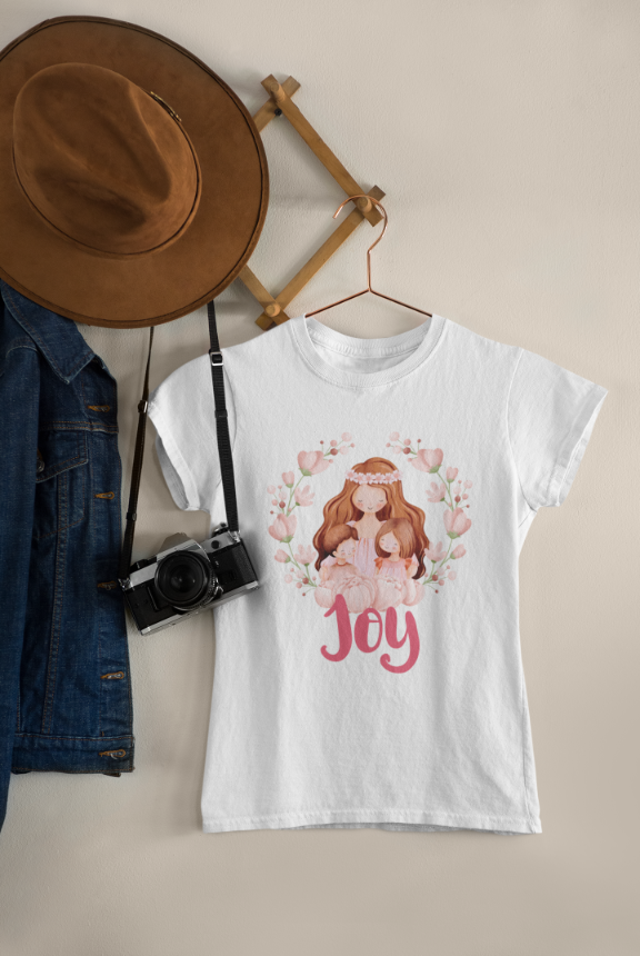 Kid's Mama Joy Unisex T-shirt White by ZealforTee