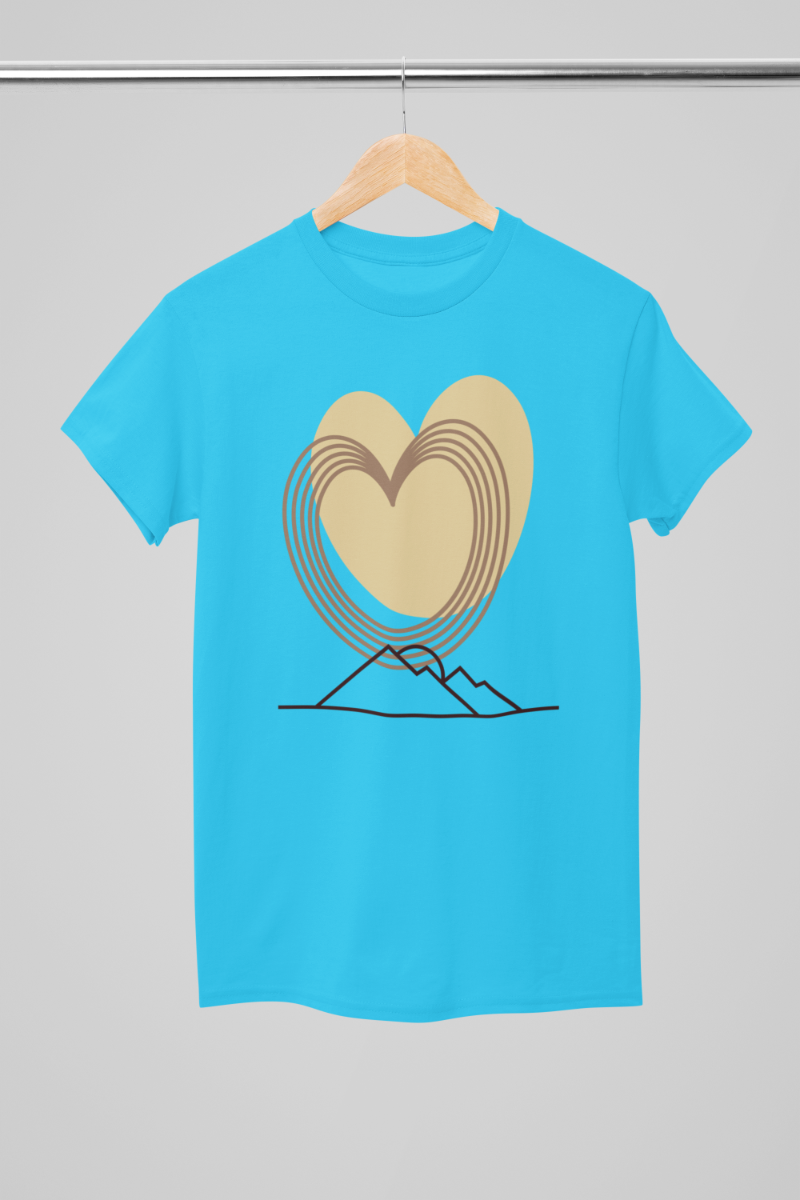 Kid's Minimal Heart Unisex T-shirt White by ZealforTee