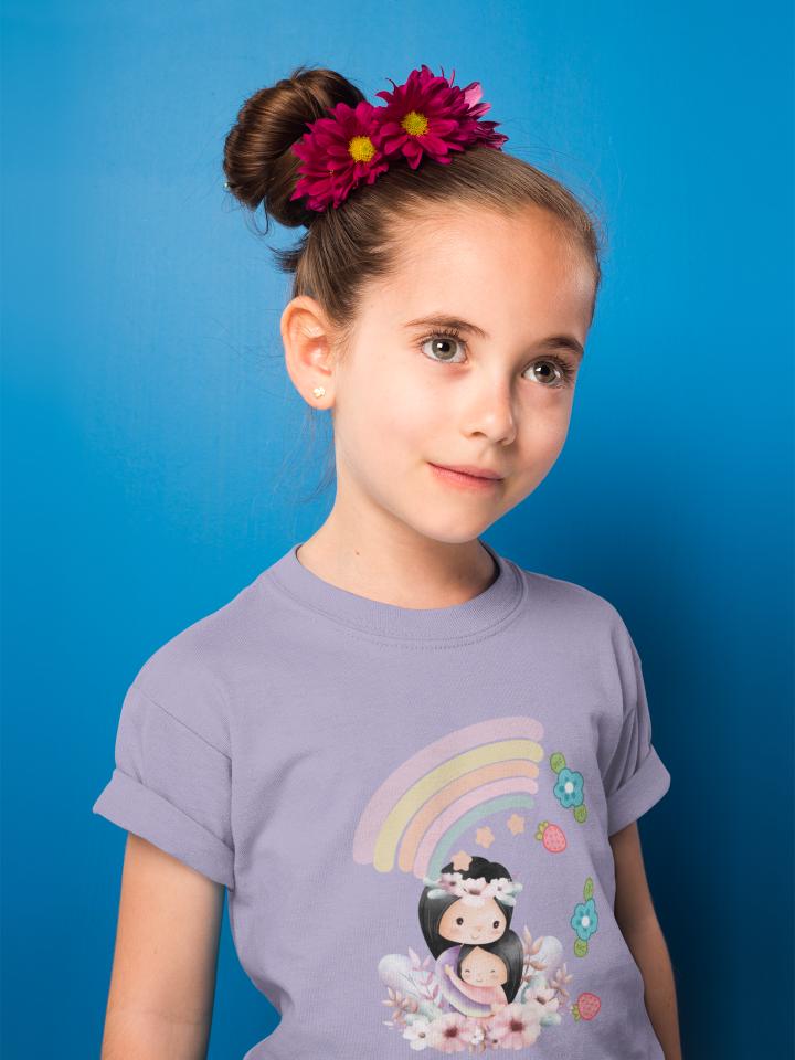 Kid's Mom Along Tiara Unisex T-shirt Flag Green by ZealforTee