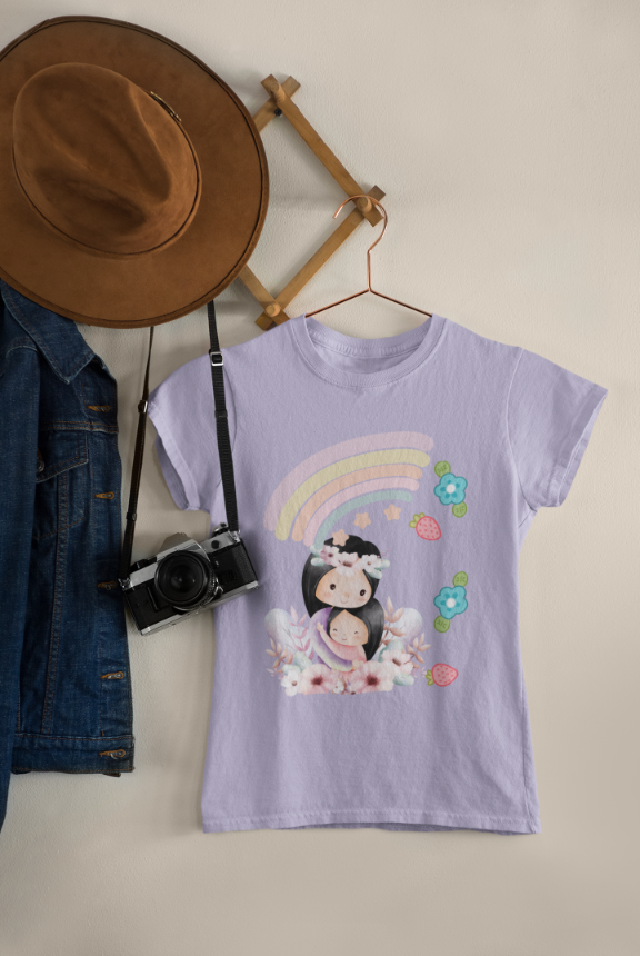 Kid's Mom Along Tiara Unisex T-shirt White by ZealforTee