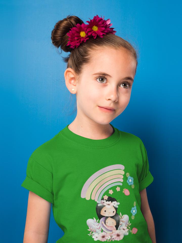 Kid's Mom Along Tiara Unisex T-shirt New Yellow by ZealforTee