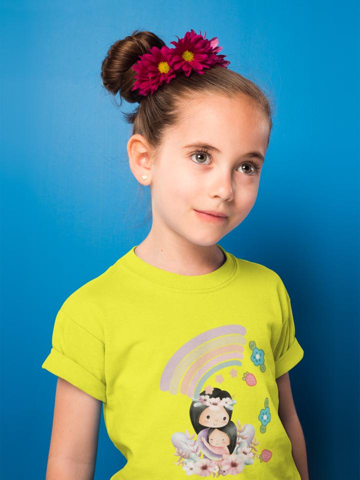 Kid's Mom Along Tiara Unisex T-shirt SkyBlue by ZealforTee