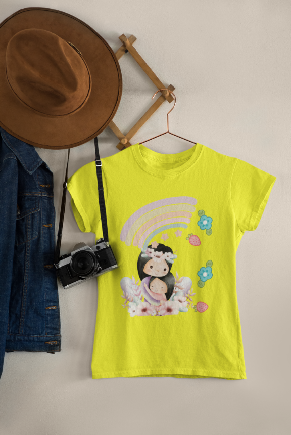 Kid's Mom Along Tiara Unisex T-shirt SkyBlue by ZealforTee