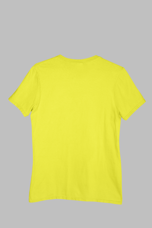 Kid's Palm Line Art Unisex T-shirt New Yellow by ZealforTee