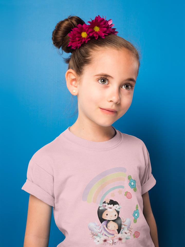 Kid's Mom Along Tiara Unisex T-shirt Black by ZealforTee