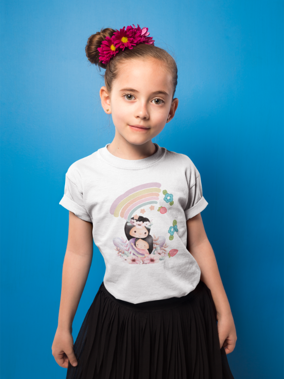 Kid's Mom Along Tiara Unisex T-shirt Flag Green by ZealforTee