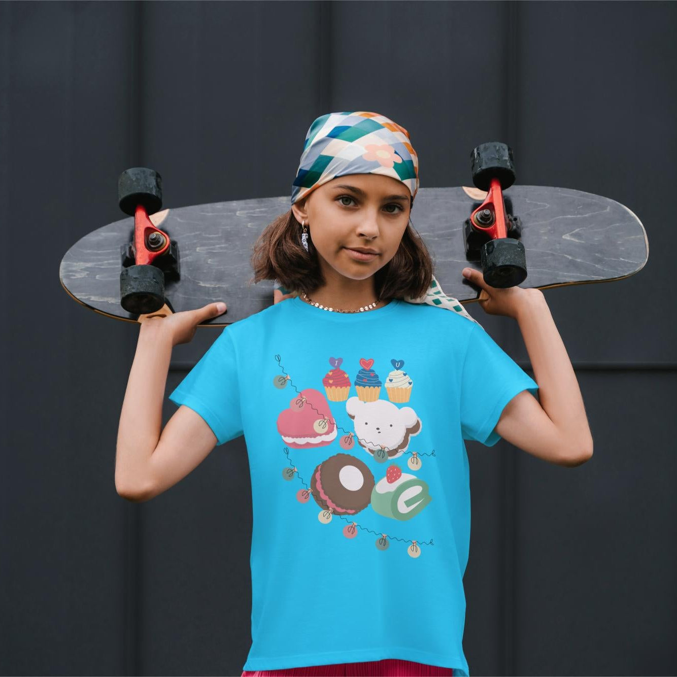 Kid's Cakes and Cup Cakes Unisex Tshirt White by ZealforTee