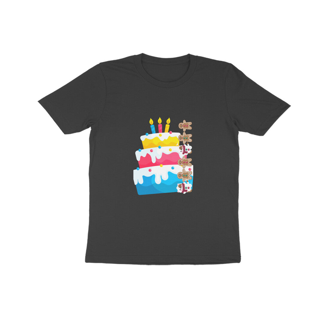 Kid's Cakes and Ginger Bread Unisex T-shirt White by ZealforTee