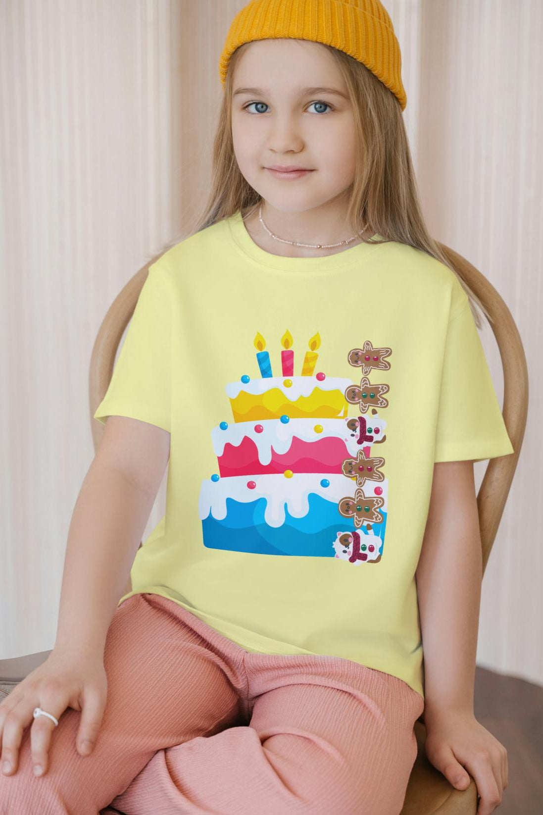 Kid's Cakes and Ginger Bread Unisex T-shirt Black by ZealforTee