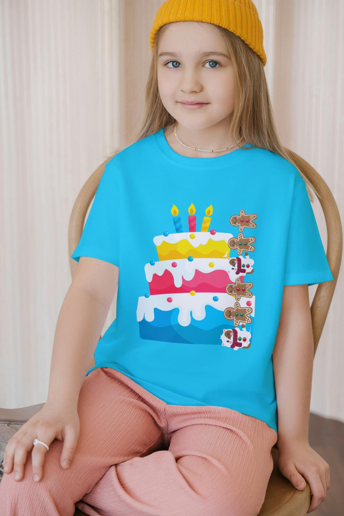 Kid's Cakes and Ginger Bread Unisex T-shirt White by ZealforTee