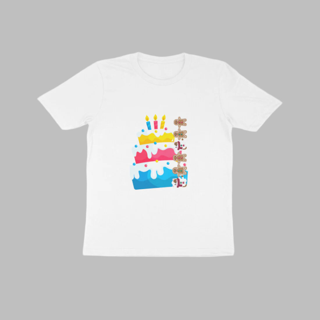 Kid's Cakes and Ginger Bread Unisex T-shirt Sky Blue by ZealforTee