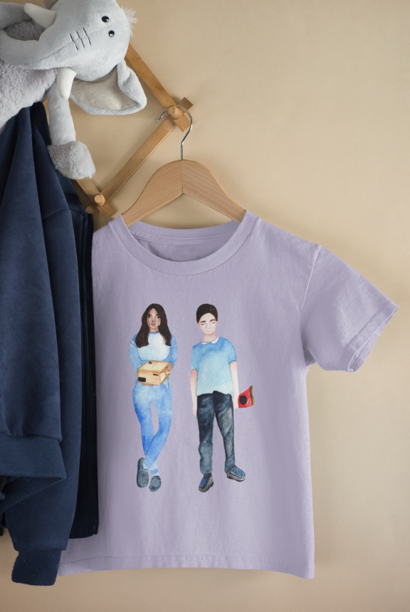 Kid's Scholar Unisex T-shirt Lavender by ZealforTee