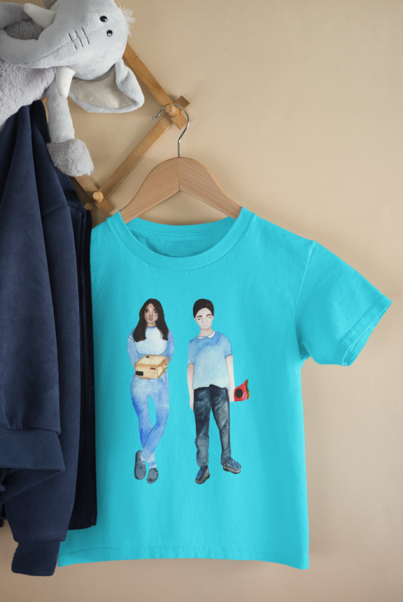 Kid's Scholar Unisex T-shirt Light Baby Pink by ZealforTee