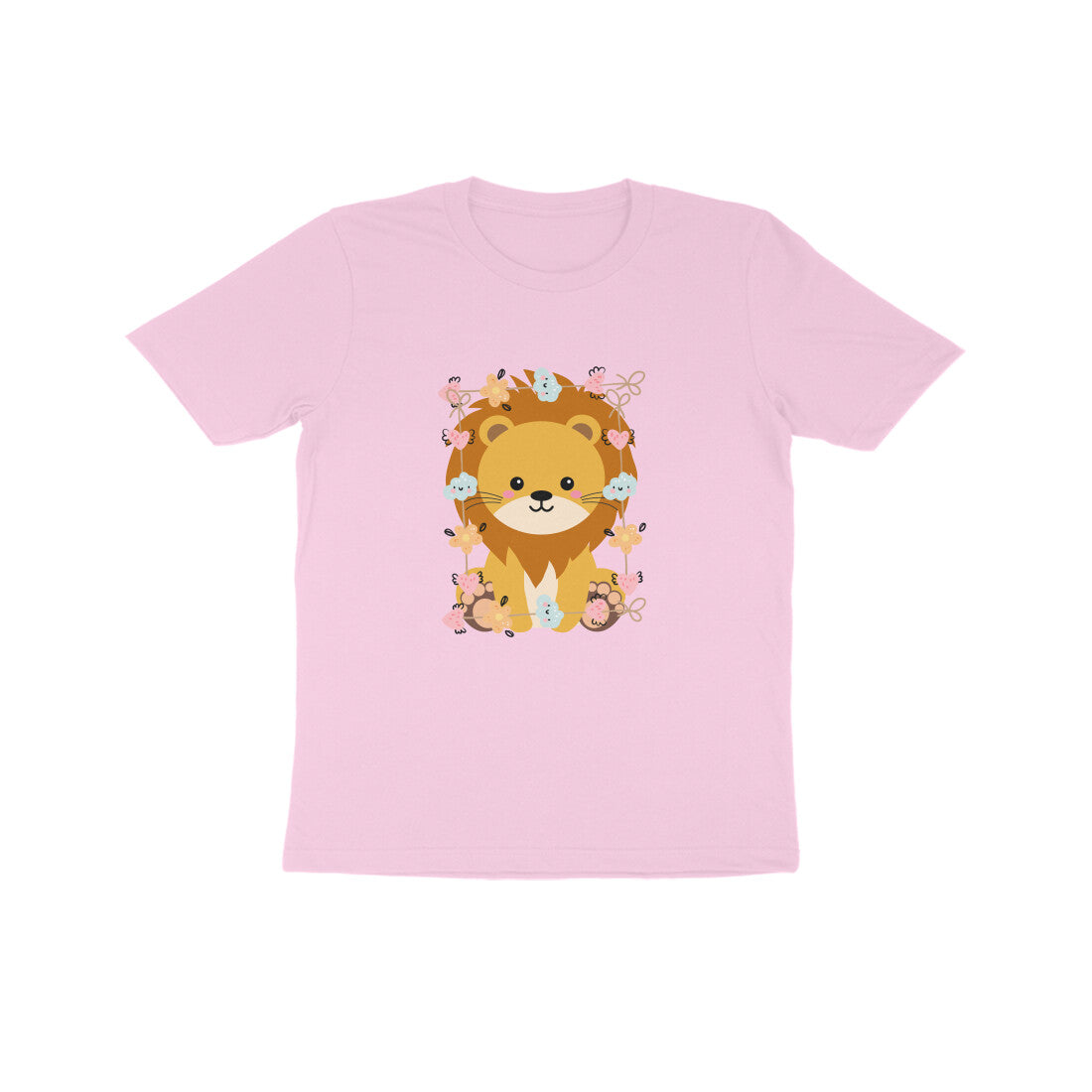 Kids Baby Lion Unisex Tshirt Iris Lavender by ZealforTee