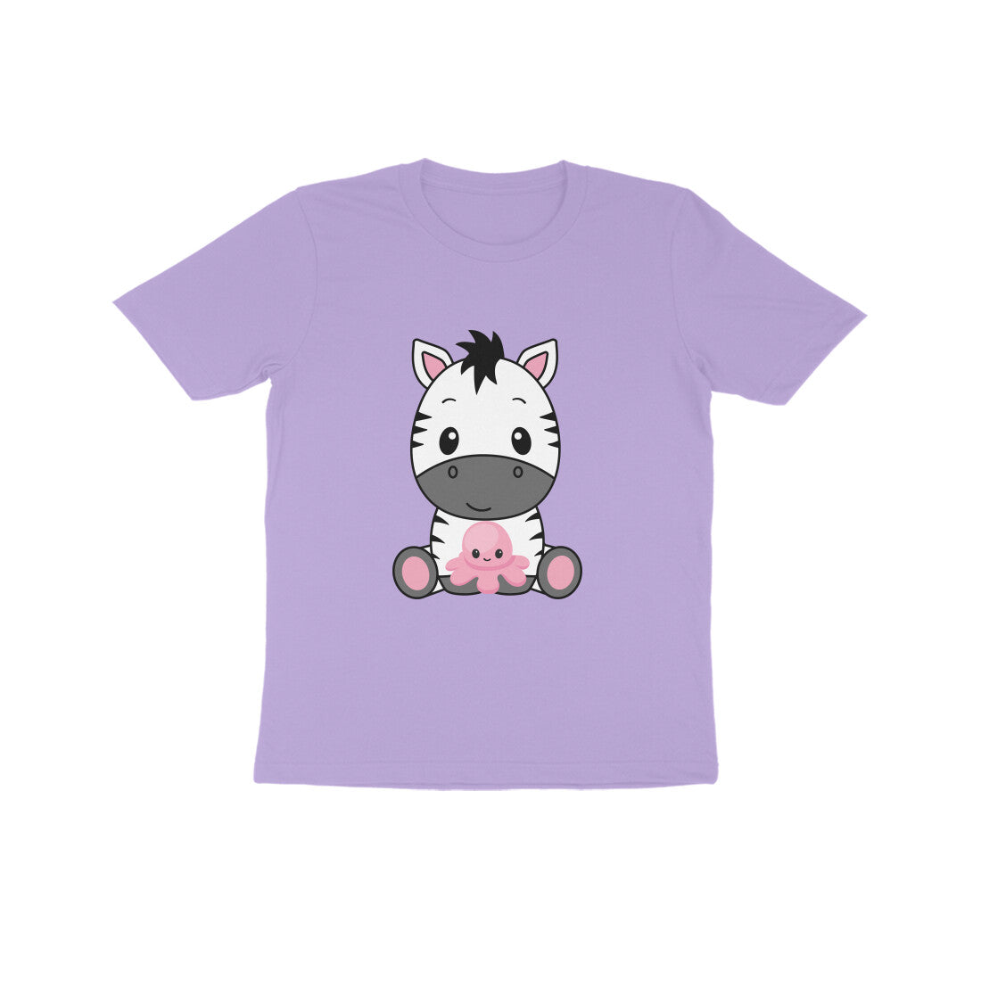 Kid's Baby Zebra Unisex Tshirt Black by ZealforTee