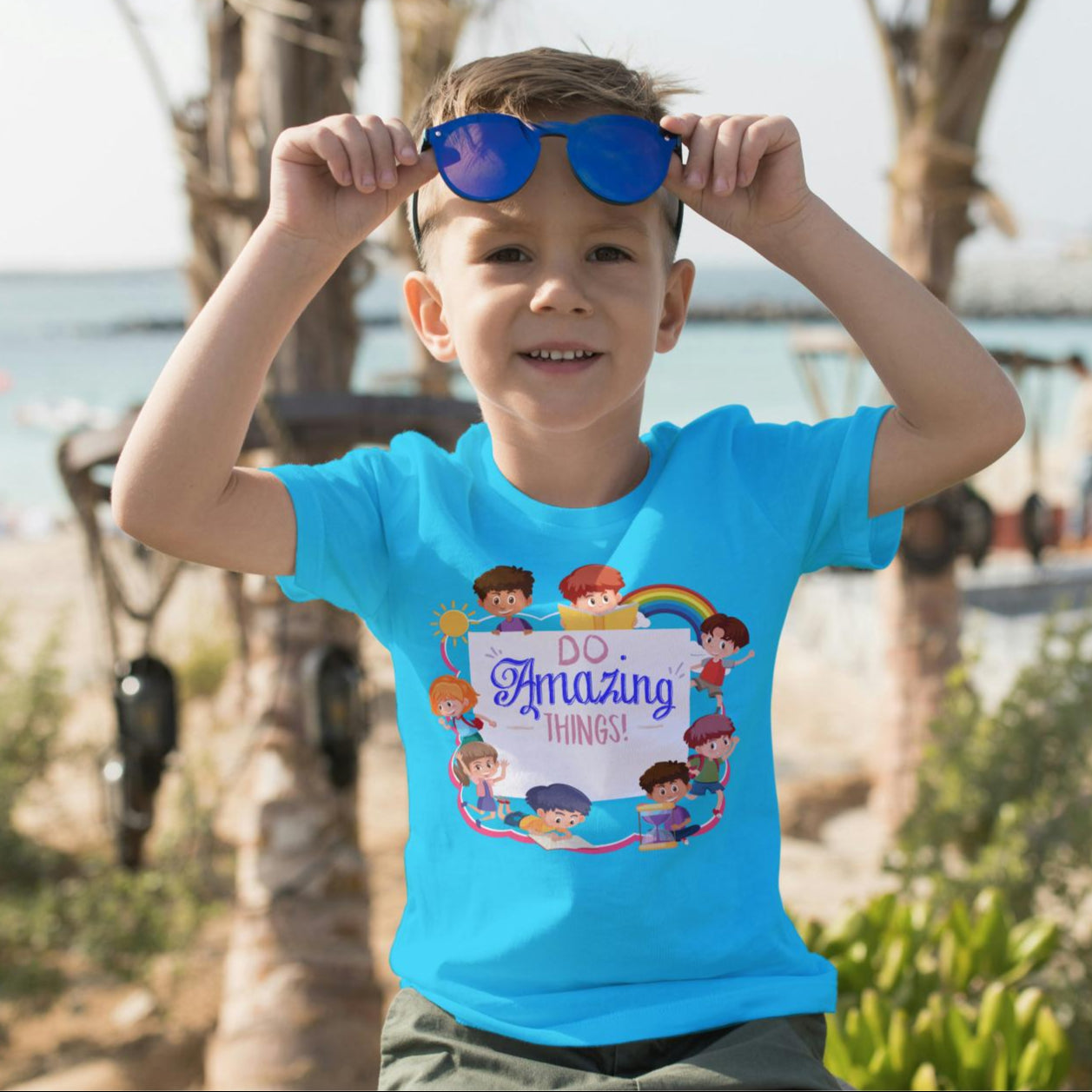 Kid's Amazing Things Unisex T-shirt Red by ZealforTee